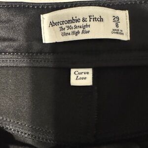 Abercrombie & Fitch Black '90s Straight Jeans